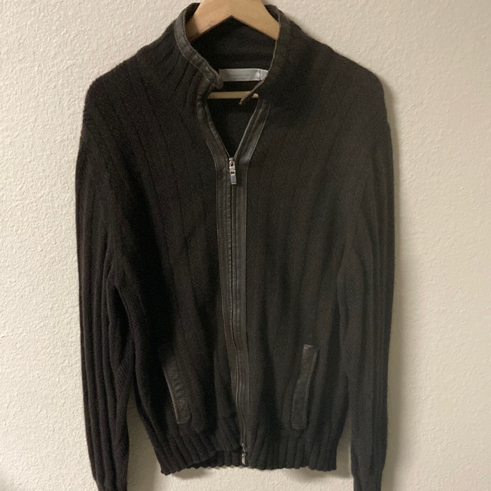 Ermenegildo Zegna Cashmere zip up sweater
